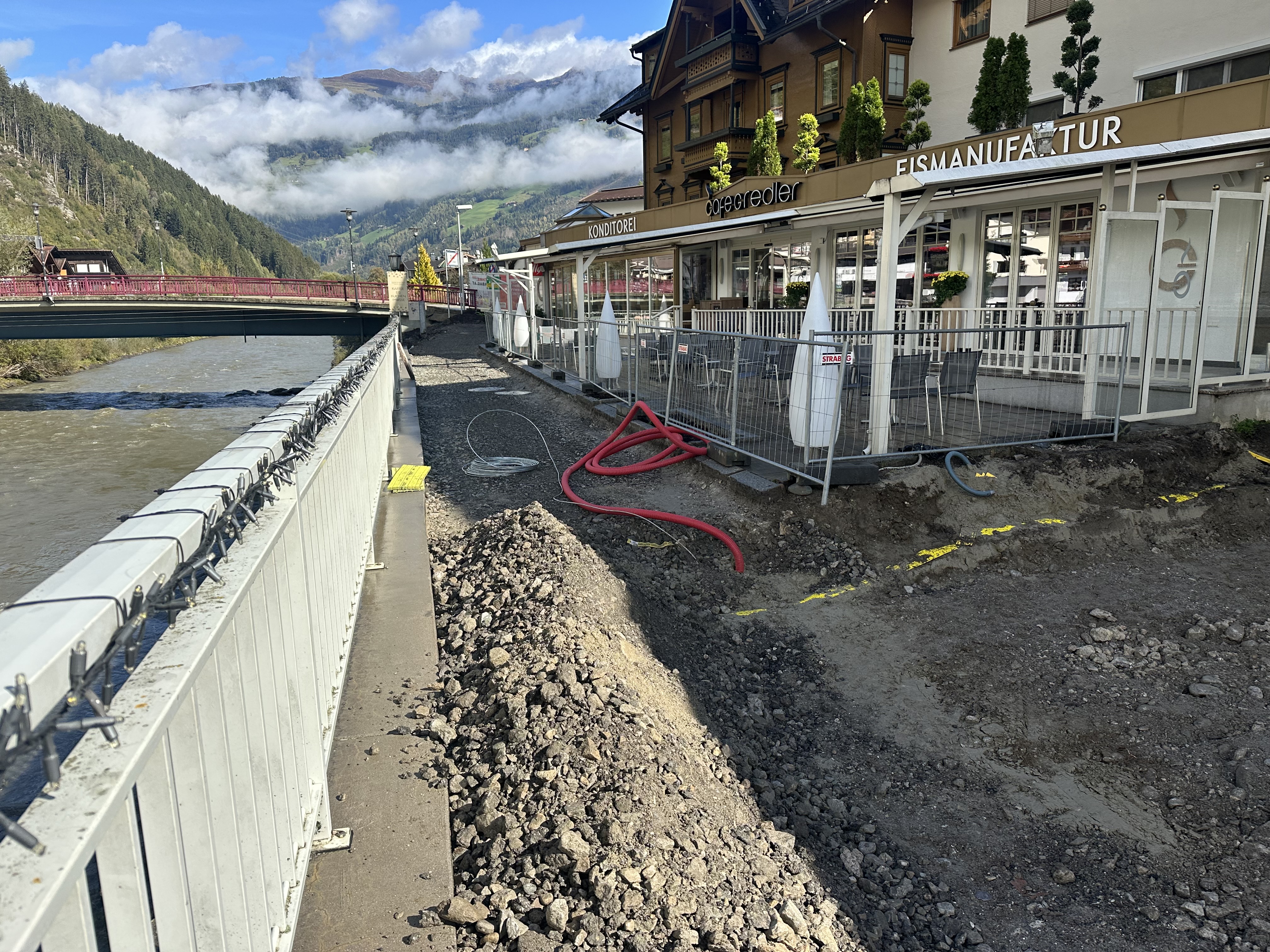Arbeiten im Unterdorf