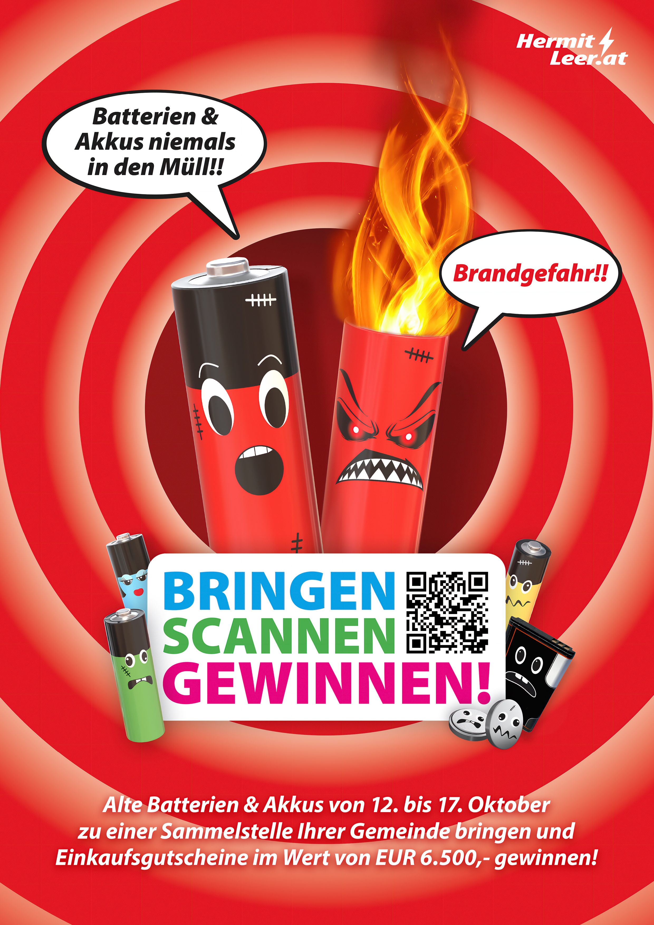 Sujet Aktionswoche gegen Batteriebrände