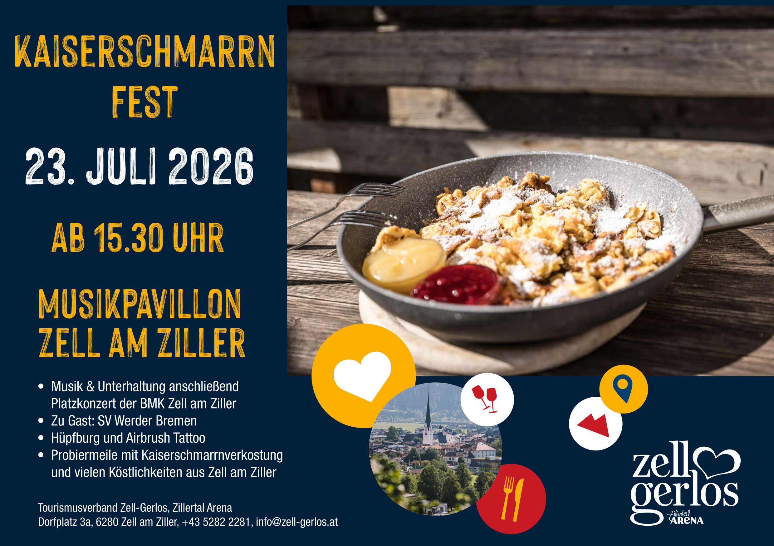 Flyer Kaiserschmarrn Fest