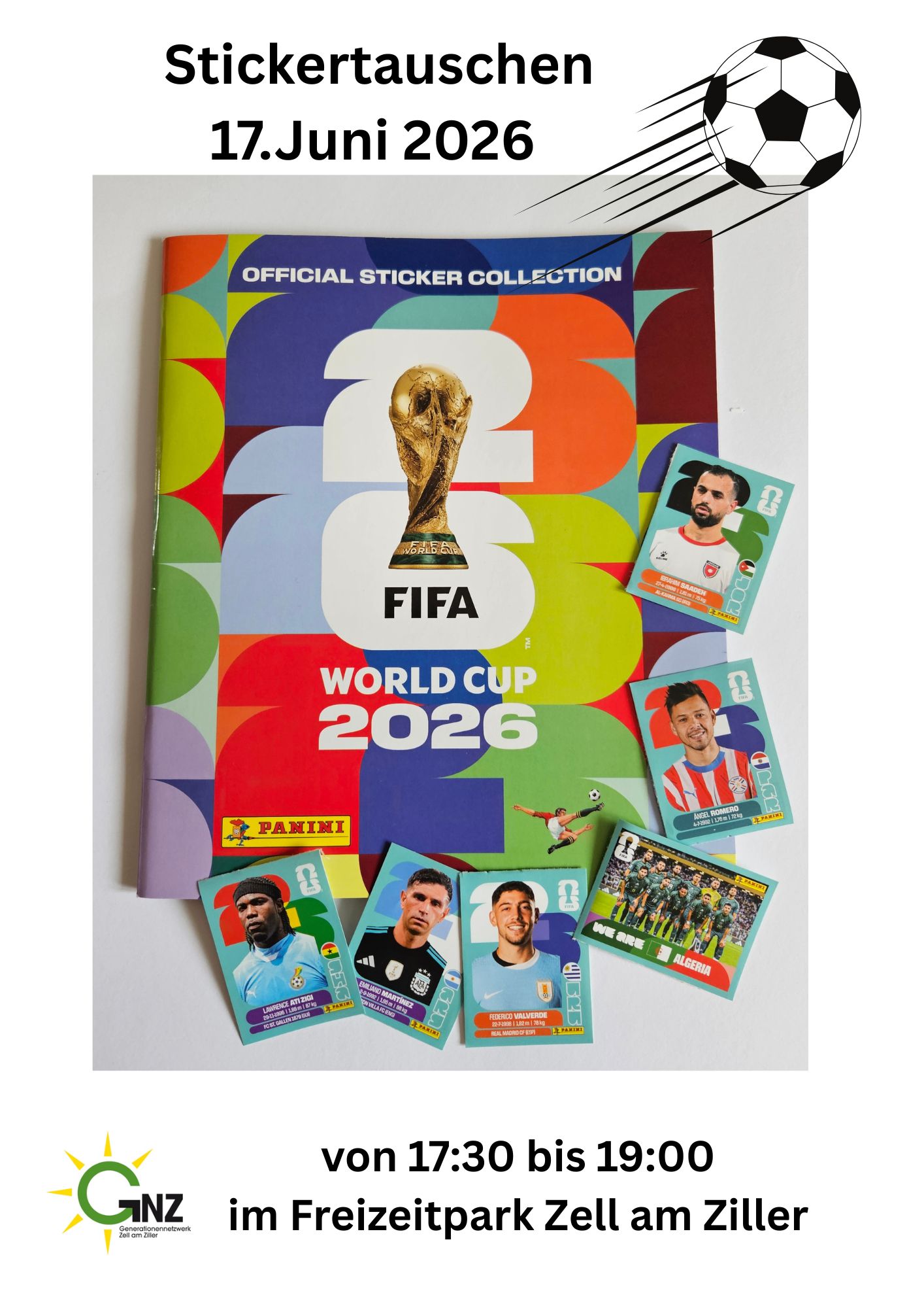 Plakat Stickertauschen am 17.06.2026