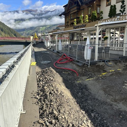 Arbeiten im Unterdorf
