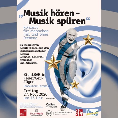 Plakat Musik hören - Musik spüren