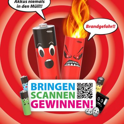 Sujet Aktionswoche gegen Batteriebrände